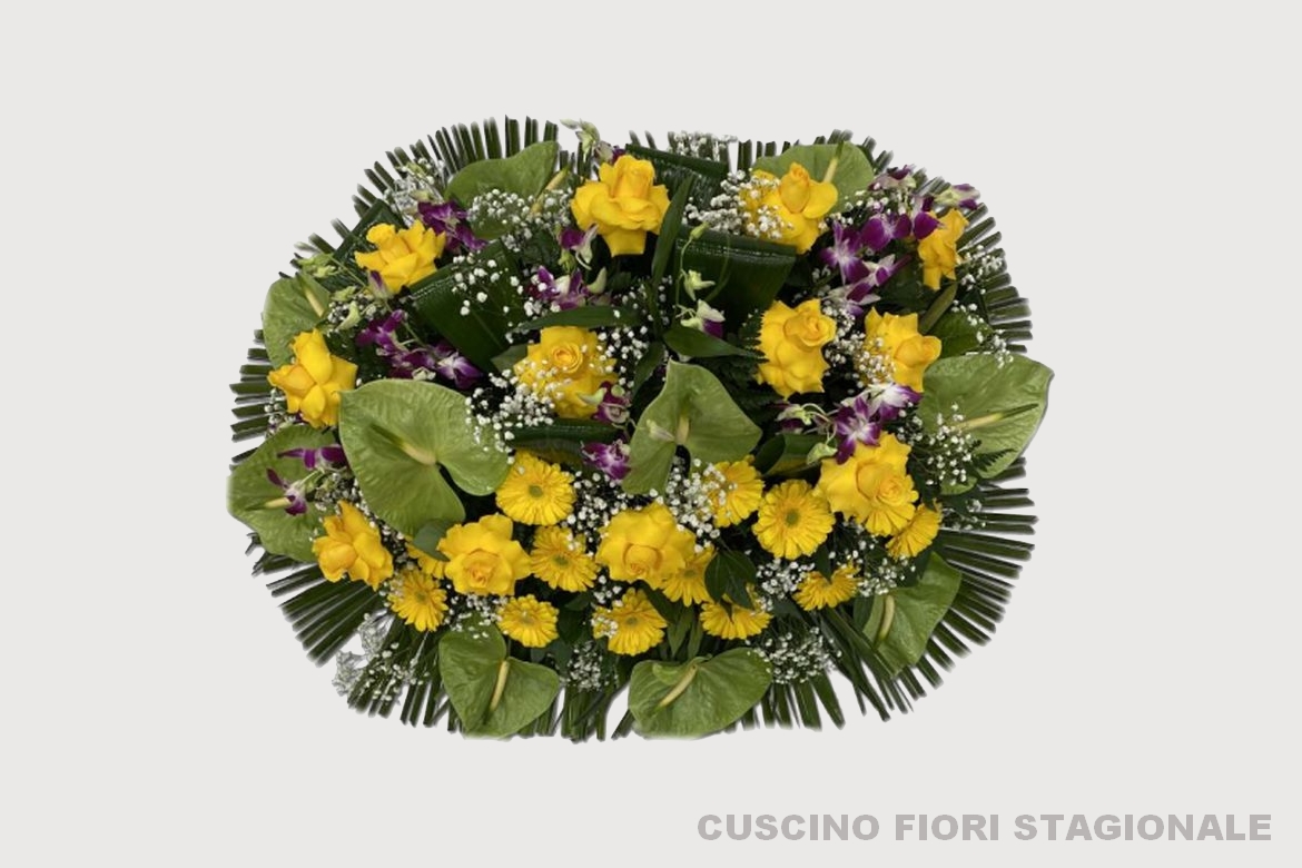 Cuscino fiori stagionali
