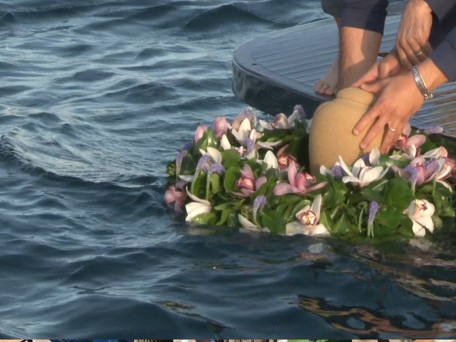 Dispersione cerneri in mare